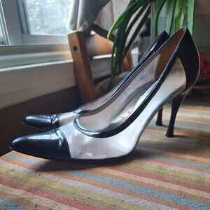 Giorgio Armani leather heels